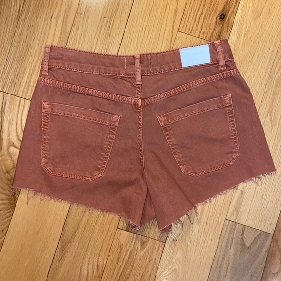 NWOT Paige Mayslie Utility Short in Muted Clay in size 26 - Picture 7 of 11